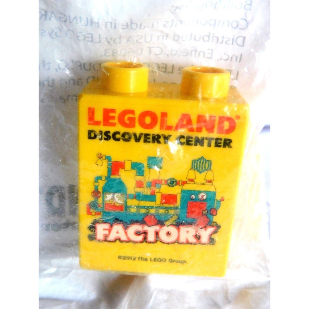LEGO Yellow Legoland Discovery Center Factory 2012 Promo Brick